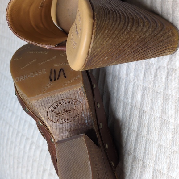 Kork Ease Leather Platform Mules / Clogs - Picture 10 of 13